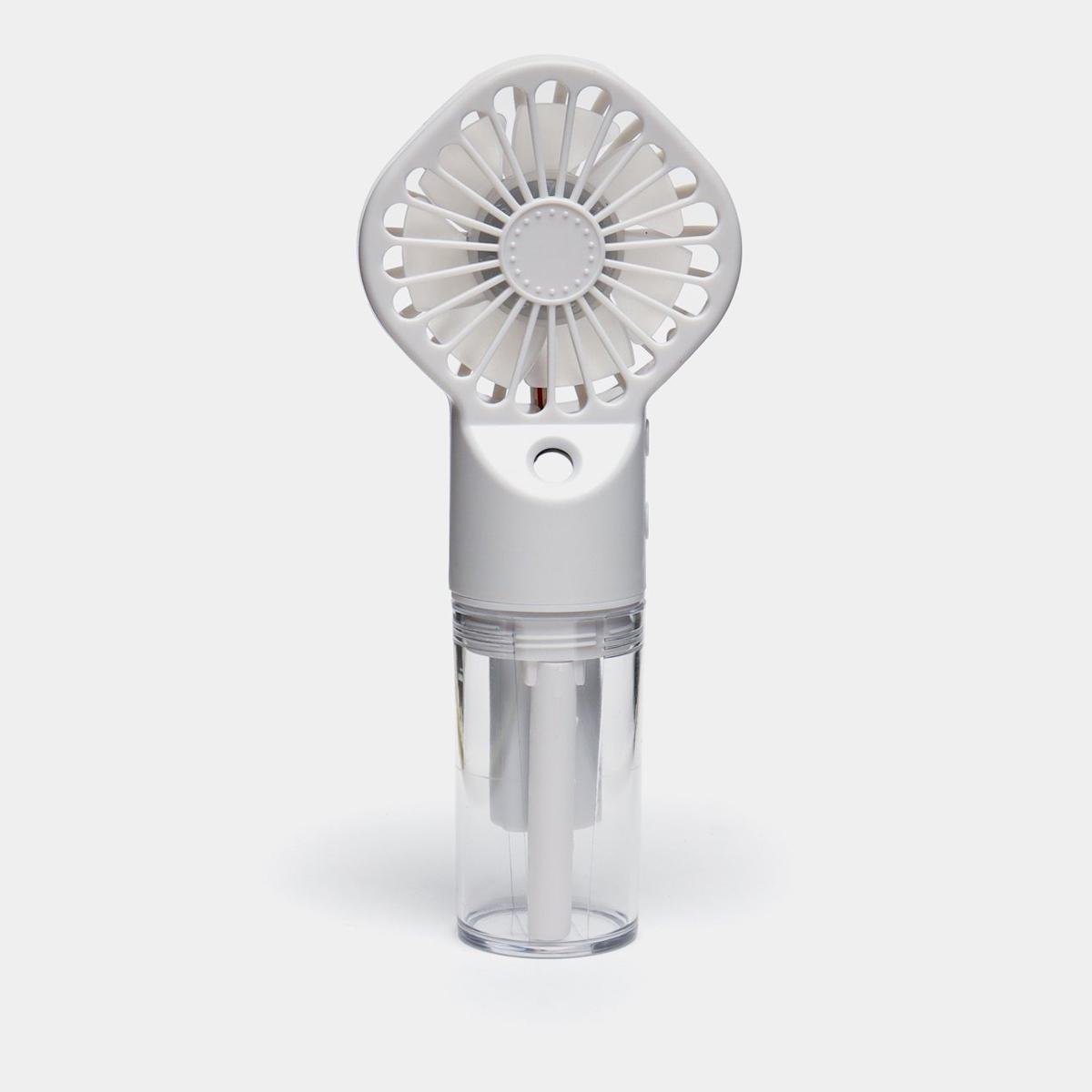 Вентилятор акумуляторний EHF-12 з розпиленням води Білий (1011020-White-2)