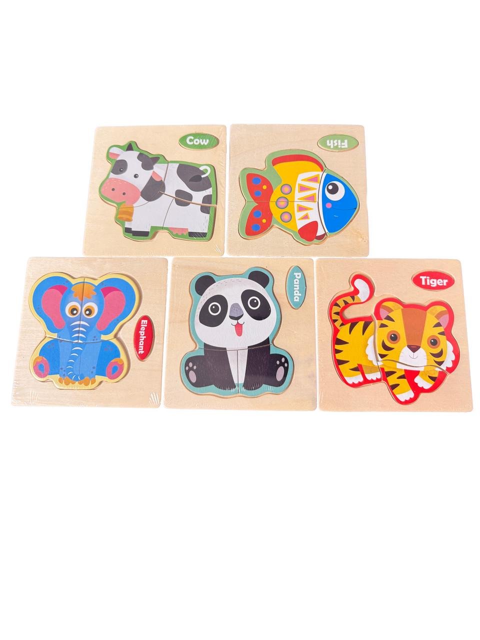 Пазли дерев'яні "Тварини" (24246769)