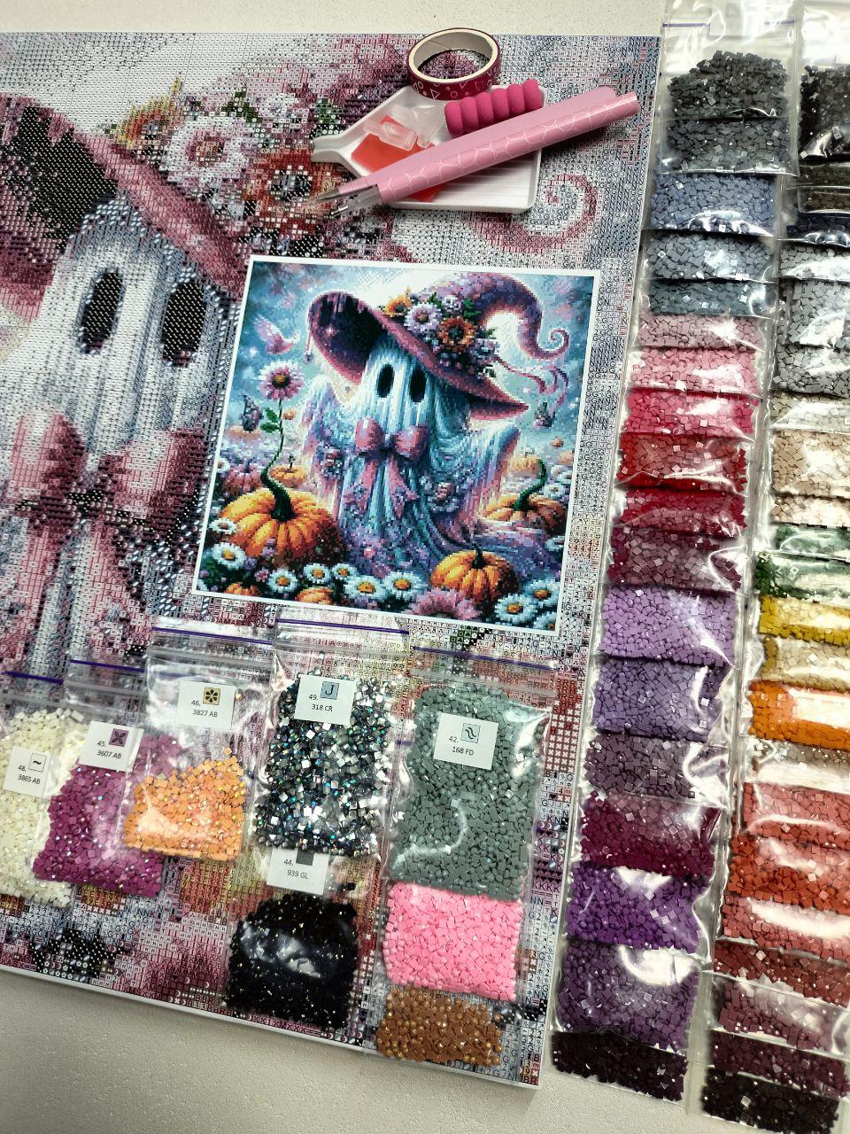 Алмазная мозаика АлМазка Волшебная примара квадратные алмазы без подрамника 40x40 см (АлМ-295) - фото 3 Алмазная мозаика АлМазка Волшебная примара квадратные алмазы без подрамника 40x40 см (АлМ-295) - фото 3