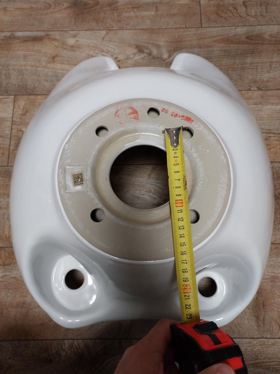 Раковина керамічна до перукарської мийки ДенІС professional 020 COSMO Білий (1453070561) - фото 9