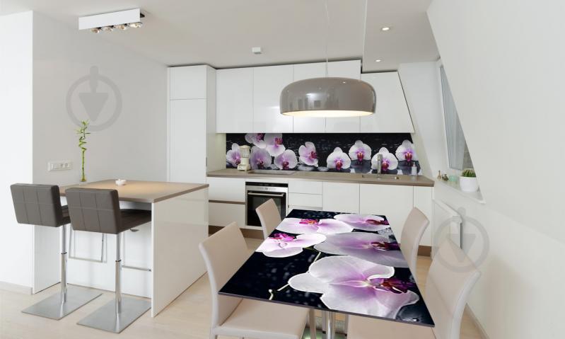 Наклейка виниловая на стол Zatarga «Орхидеи в воде» 650х1200 мм Z180550/1st