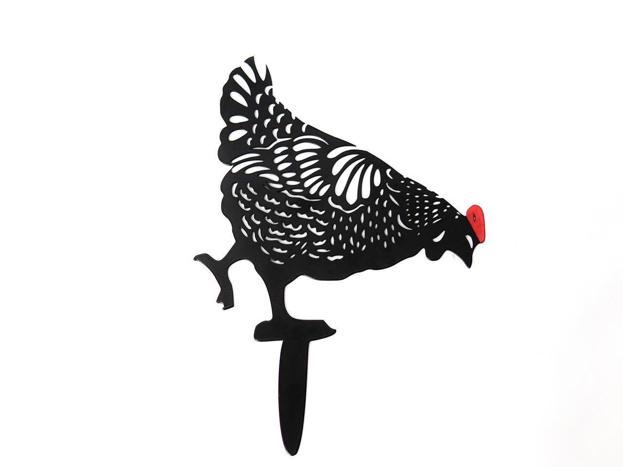 Садовая фигура Курочки металлическая для сада/газона (DCR021) - фото 7 Садовая фигура Курочки металлическая для сада/газона (DCR021) - фото 7