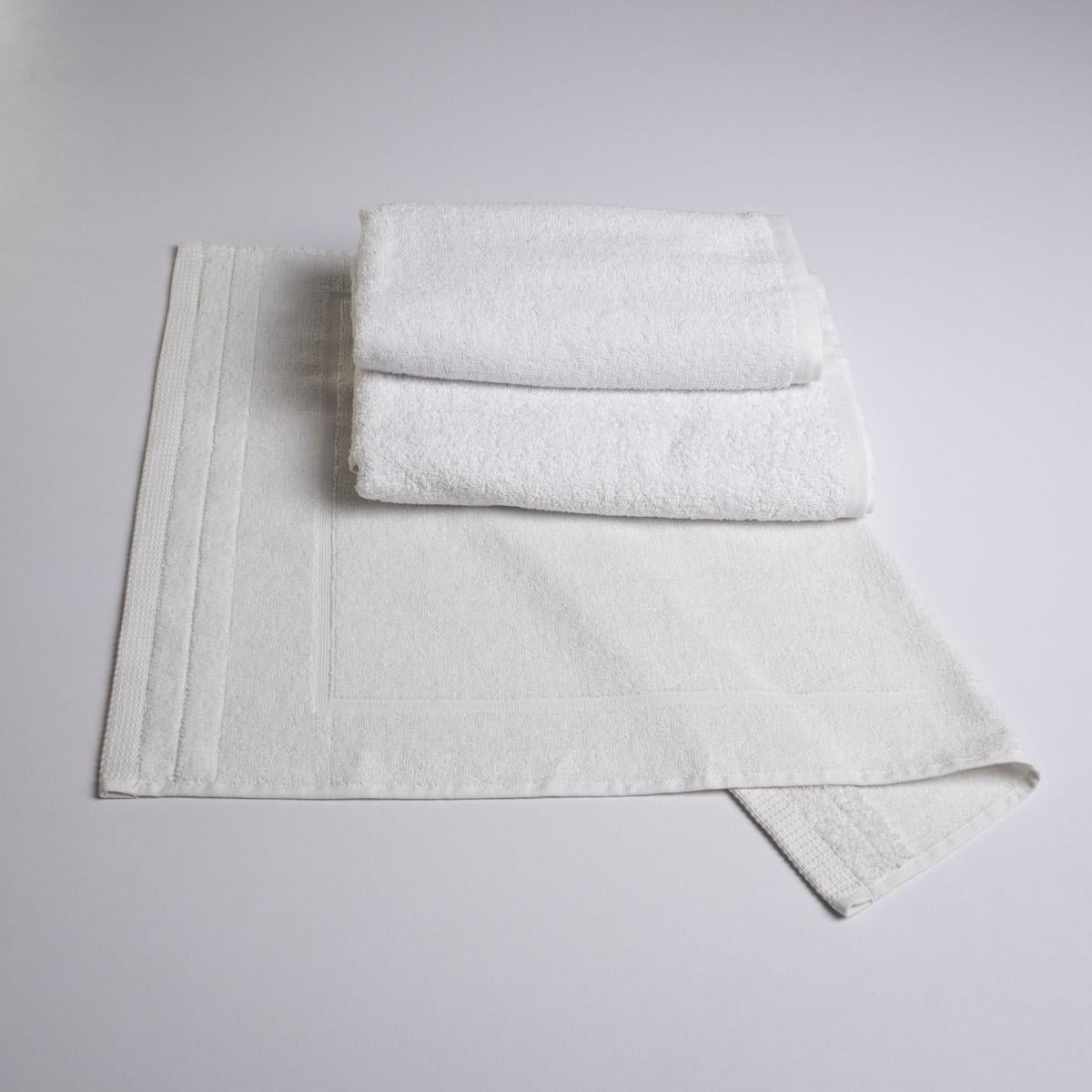 Набор банный махровый GM Textile 50х70/50х90/70х140 см 3 шт. Белый (nm400-k3-white)