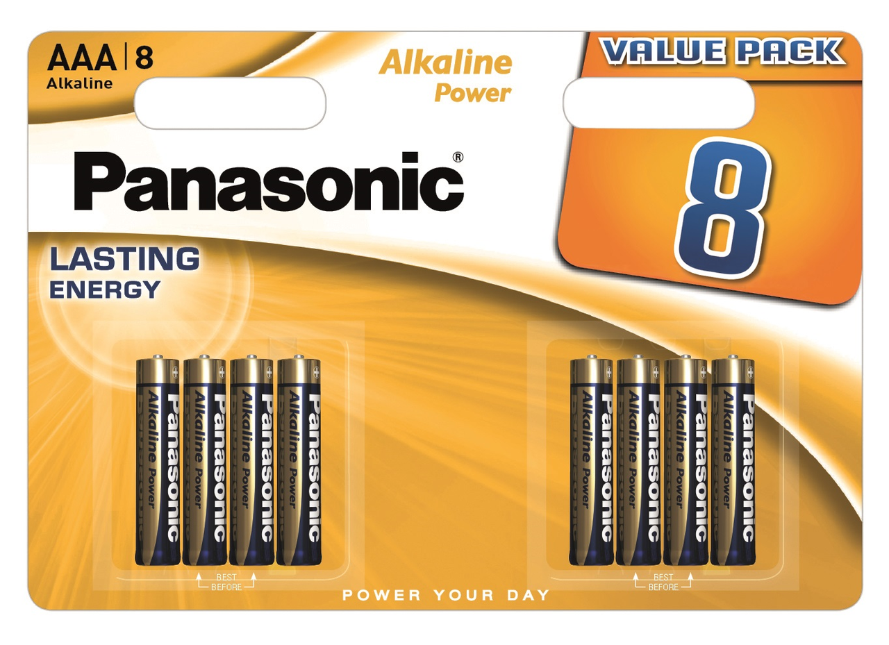 Батарейка PANASONIC ALKALINE POWER LASTING ENERGY AAA  8 шт.