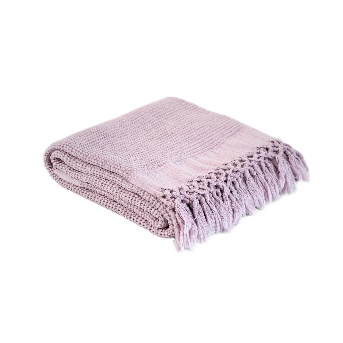 Плед Lotus Home Rius 130x170 см Бузковий (svt-2000022331302) - фото 1