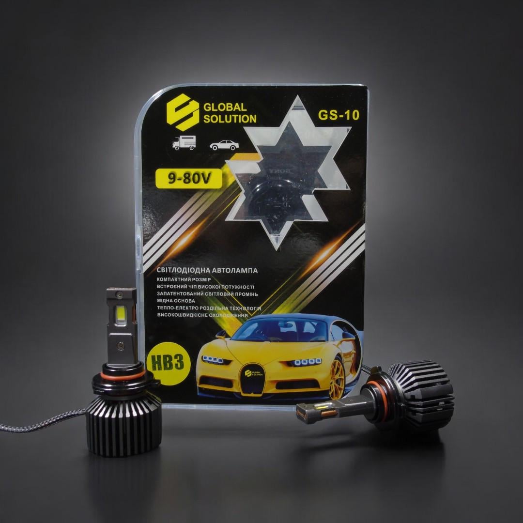 Автомобильная лампа LED GS-10 HB3 3570х6CSP 9-80V COOLER 55W 10000LM 5500K (2954520794)