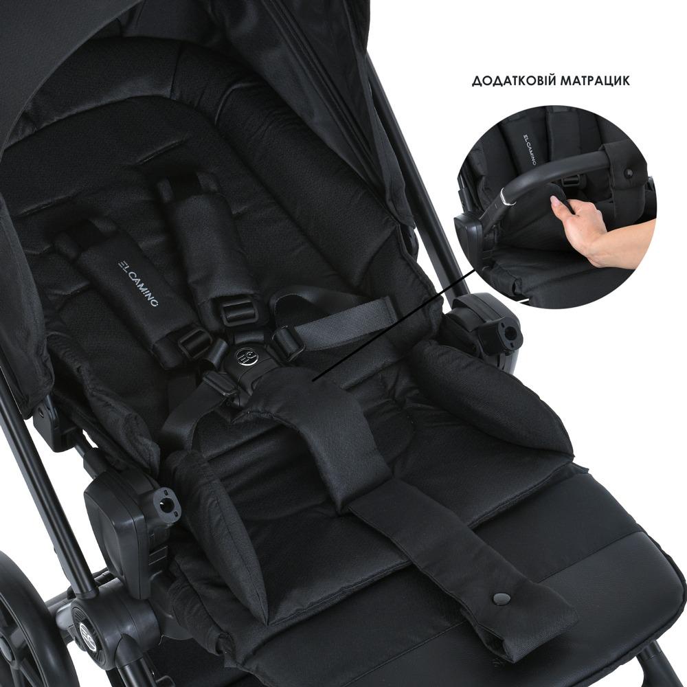 Коляска детская прогулочная El Camino SPIN 360 Black (ME 1138) - фото 14