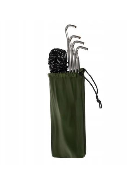 Гамак туристический с брезентом и москитной сеткой 260х140 см - фото 10 Гамак туристический с брезентом и москитной сеткой 260х140 см - фото 10