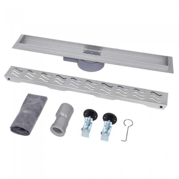 Душовий трап IT03-FT11/700 ITAL Brushed nickel блістер 700 мм Душовий трап IT03-FT11/700 ITAL Brushed nickel блістер 700 мм