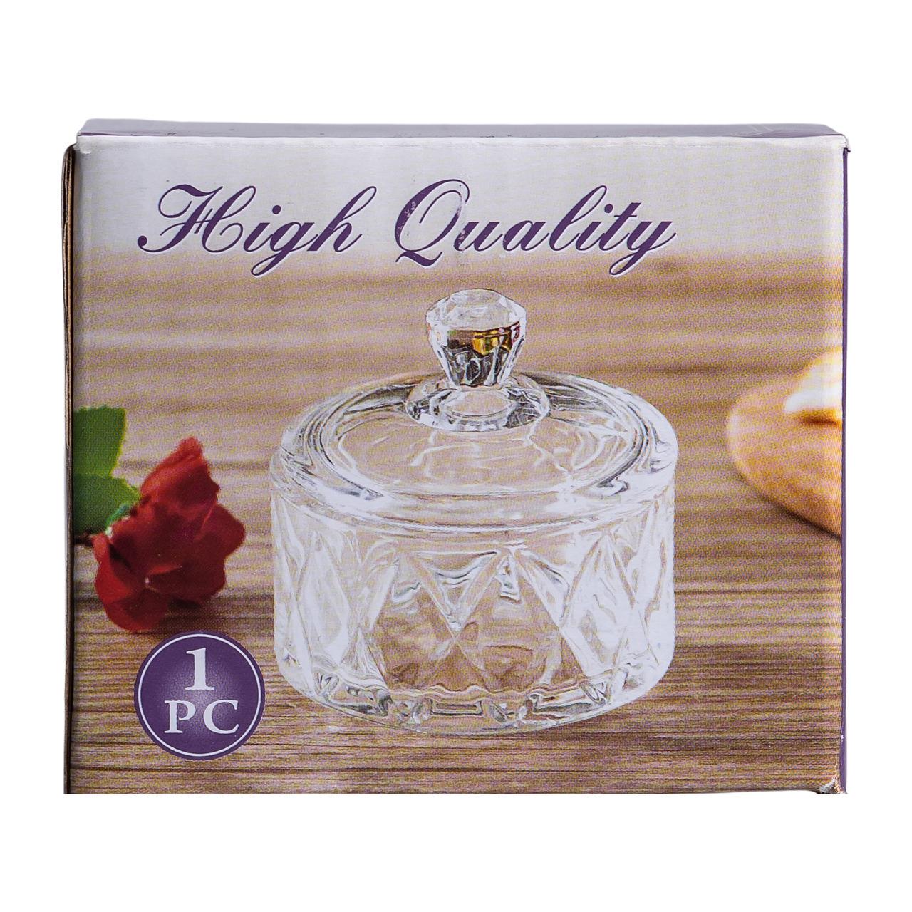 Цукерниця з кришкою кругла скляна 6,5 см (5974) - фото 7 Цукерниця з кришкою кругла скляна 6,5 см (5974) - фото 7