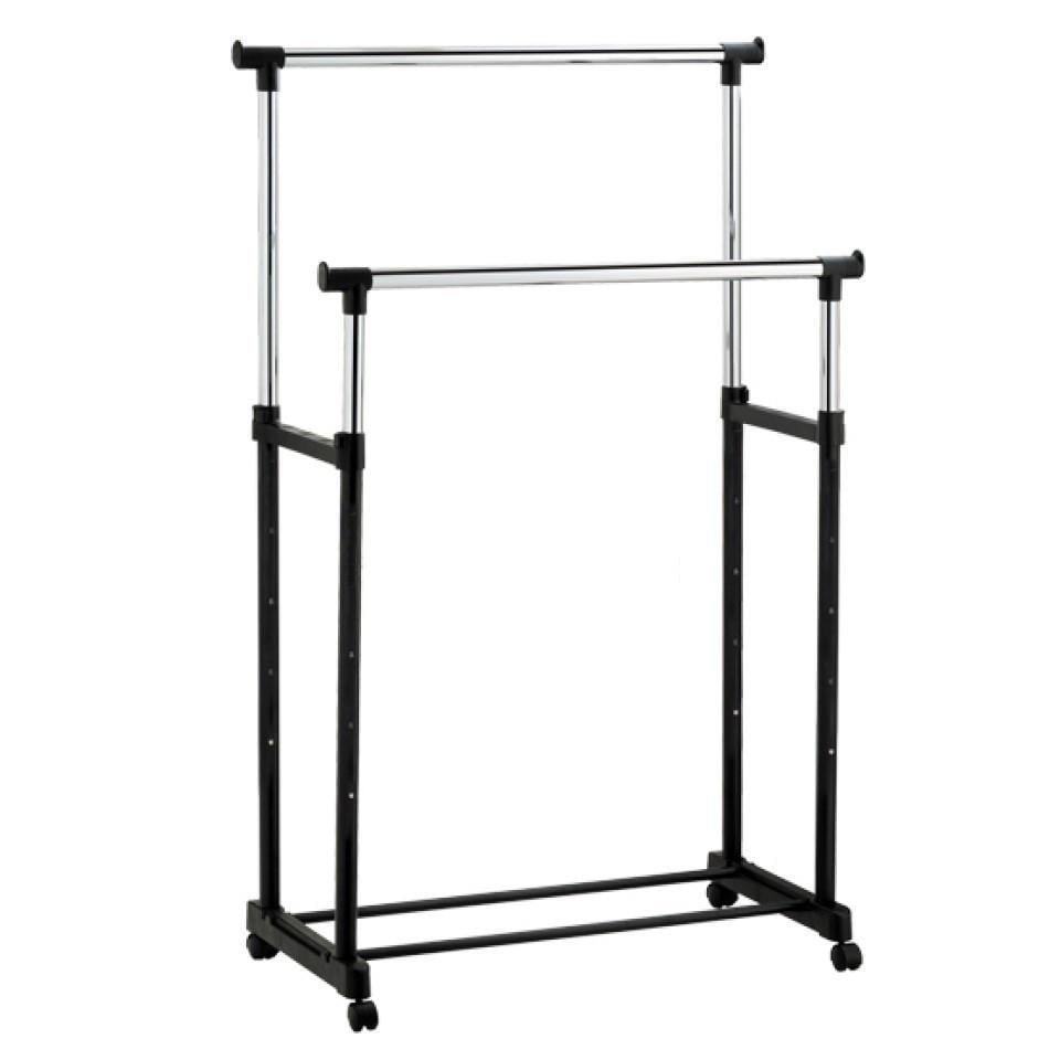 Стійка-вішалка подвійна Double Pole Clothes Horse Small для одягу і взуття (iz13303)