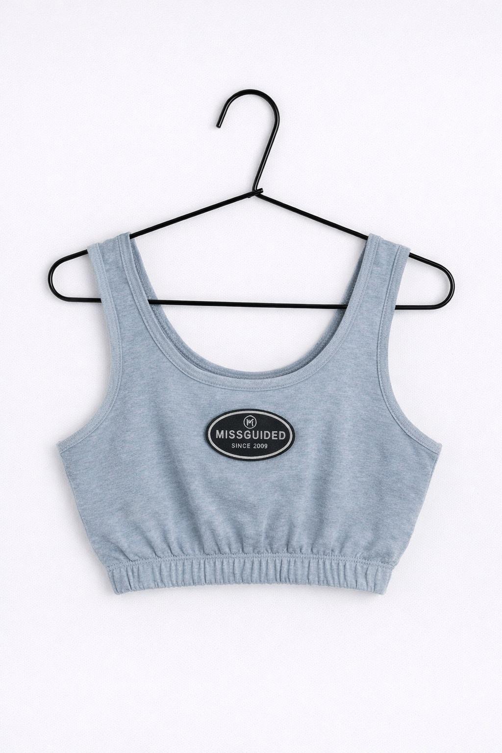 Топ Missguided CL113622 г. 40 Серый