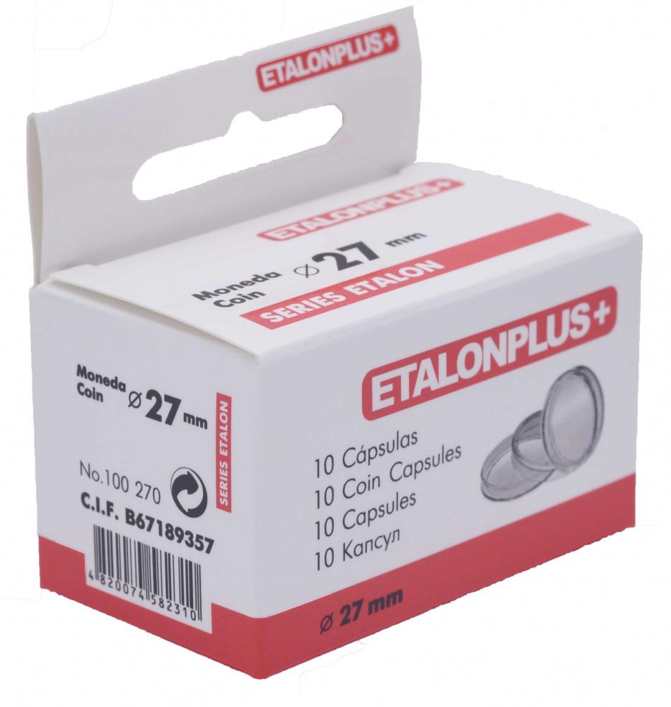 Капсулы Etalonplus для монет 27 мм 10 шт. (А14060) - фото 2 Капсулы Etalonplus для монет 27 мм 10 шт. (А14060) - фото 2