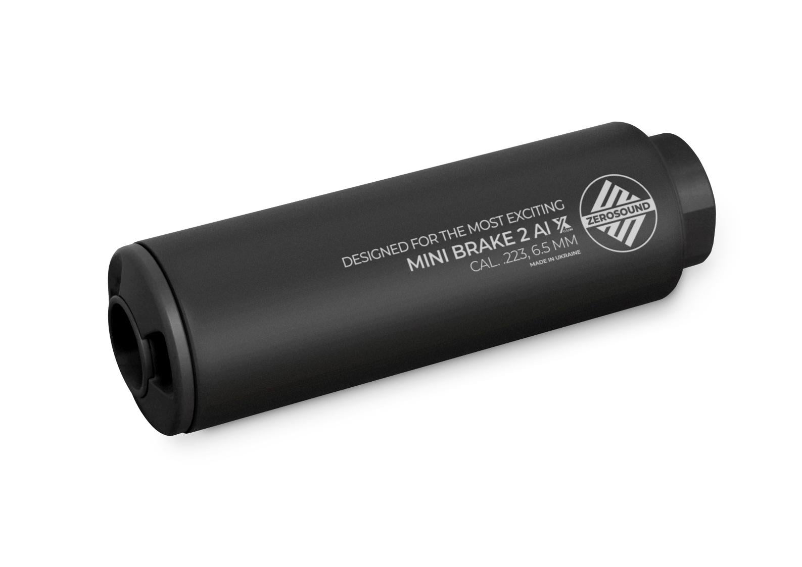 Глушитель Zerosound TITAN MINI BRAKE II Al калибр 223 Rem в комплекте с ДГК резьба 1/2-28. Black (xg1010301) Глушитель Zerosound TITAN MINI BRAKE II Al калибр 223 Rem в комплекте с ДГК резьба 1/2-28. Black (xg1010301)