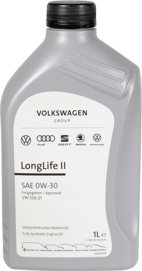 Моторное масло Volkswagen Longlife Ii Gs60183m2 бензин/дизель 0W-30 1 л (1401105)