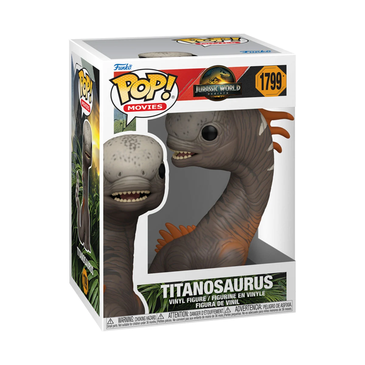 Детская игровая фигурка Funko Pop Титанозавр Мир Юрского периода 13 см