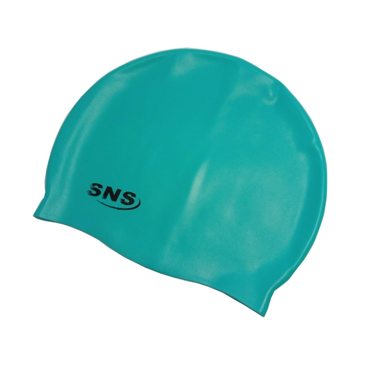 Шапочка для плавания силиконовая SNS Green