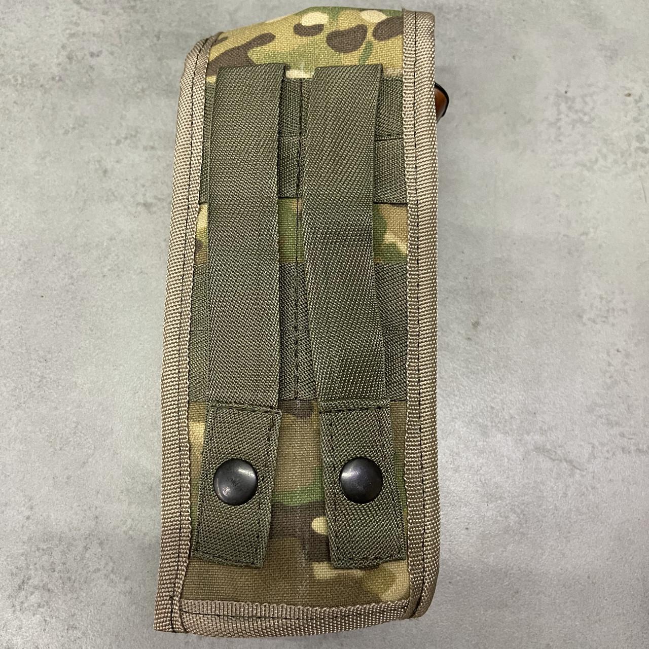 Подсумок закрытого типа под 2 магазина АК/М16 с системой молле Cordura 1000D Мультикам (1733819129) - фото 3