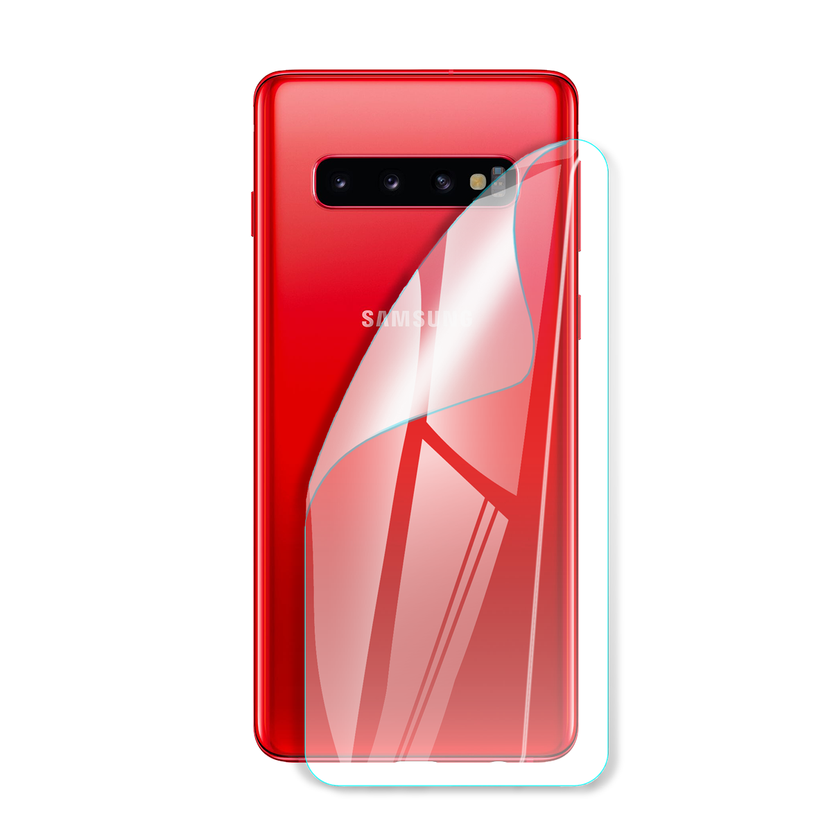 Защитная полиуретанова глянцевая пленка Medium Armor на корпус смартфона Samsung Galaxy S20+ (PF-M02CSG-001-075)