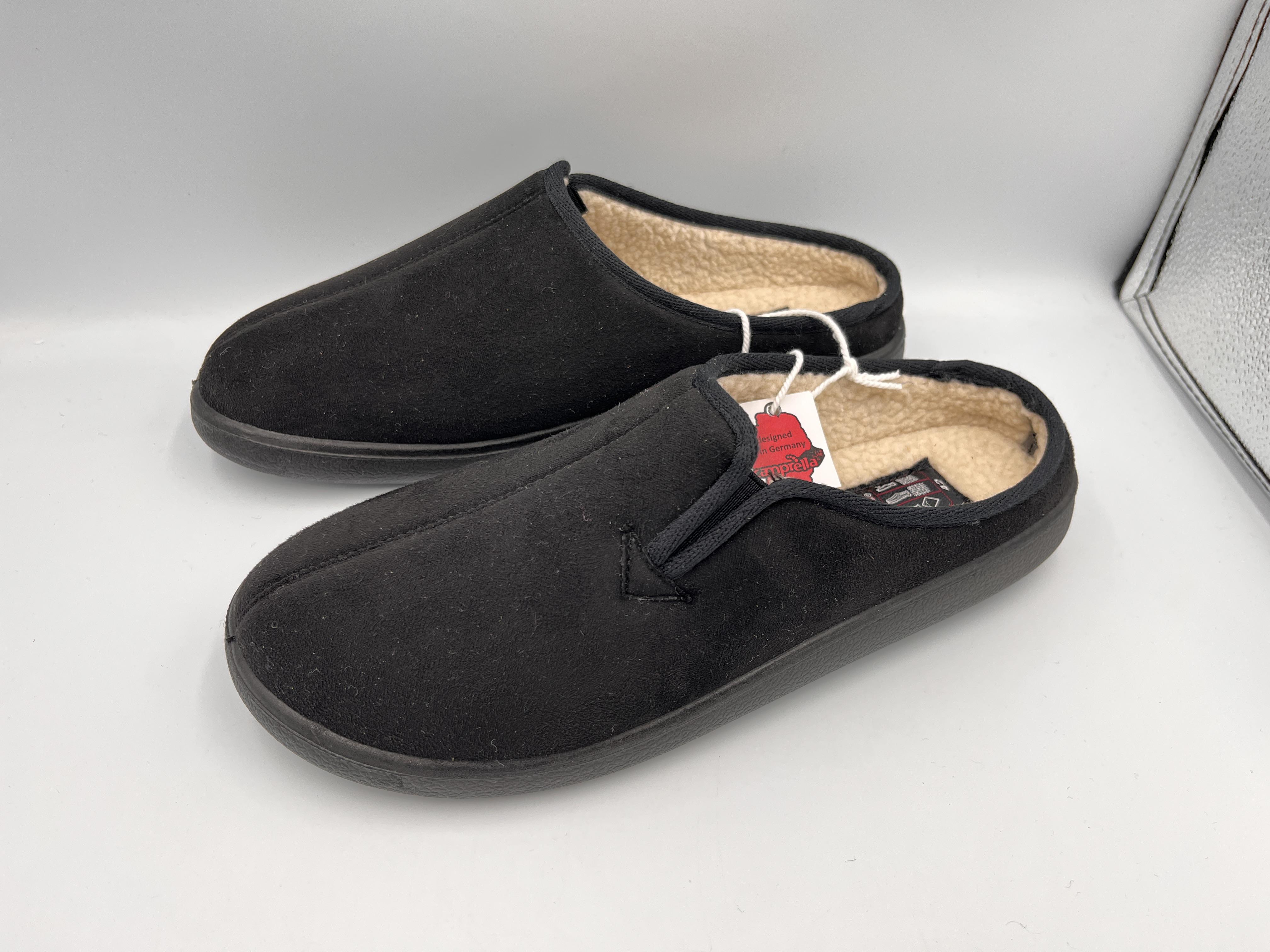 Тапки Camprella Herren Hausschuhe р. 42 27 см Чорний (212084259 00-00001543)