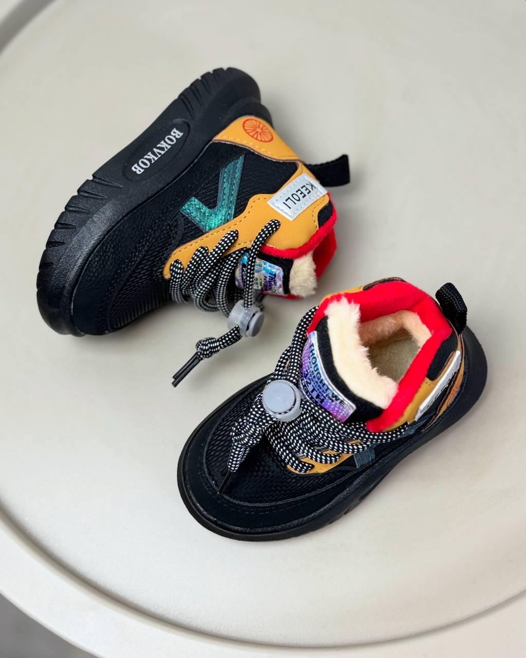 Ботинки детские осенние 1459 р. 25 Черный (23603816) - фото 7