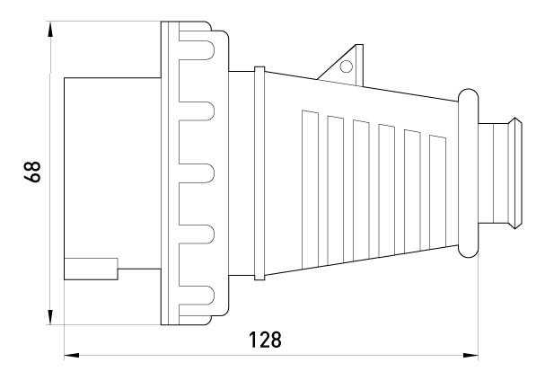 Силовая вилка E.NEXT 2P+PE 16А 250 В переносная IP67 Синий (3624-337) - фото 2 Силовая вилка E.NEXT 2P+PE 16А 250 В переносная IP67 Синий (3624-337) - фото 2