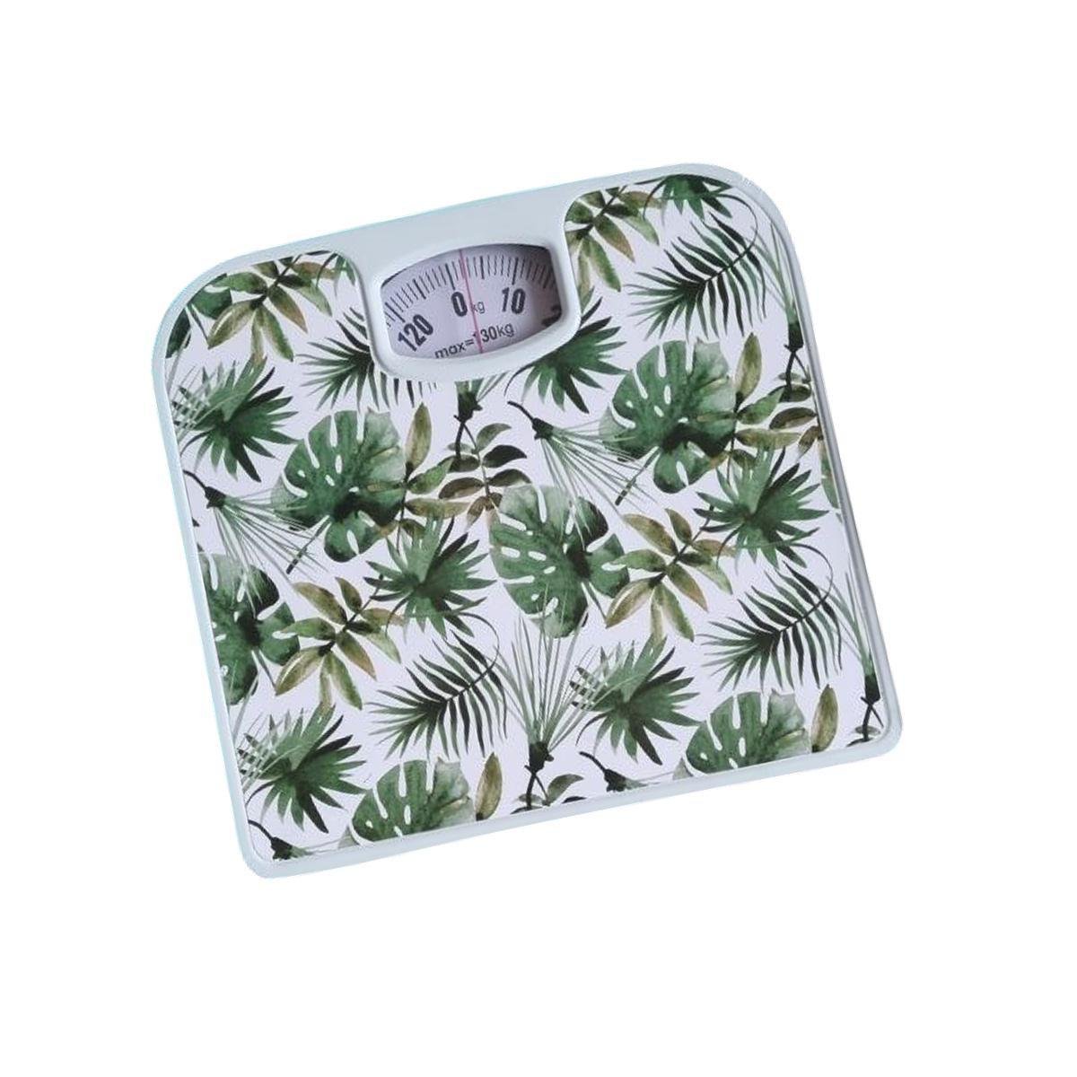 Ваги механічні підлогові A-Plus листя Зелений/Білий (1651)