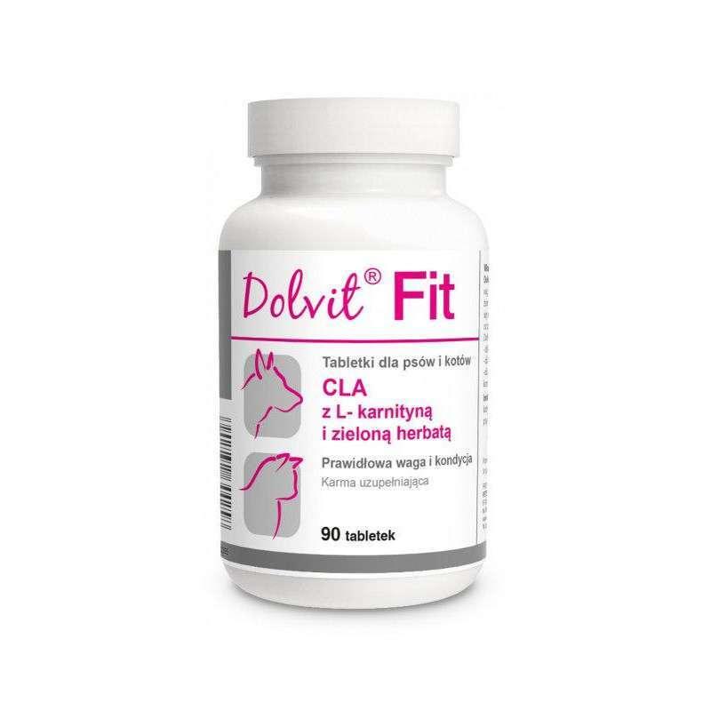 Кормова добавка DolfosDolvit Fit для котів та собак із надмірною вагою 90 таб. (5936-90)