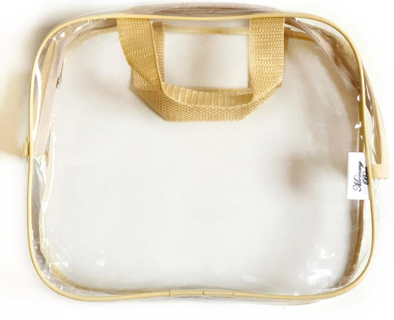 Сумка-косметичка в роддом Макси Прозрачный/Бежевый (14584576)