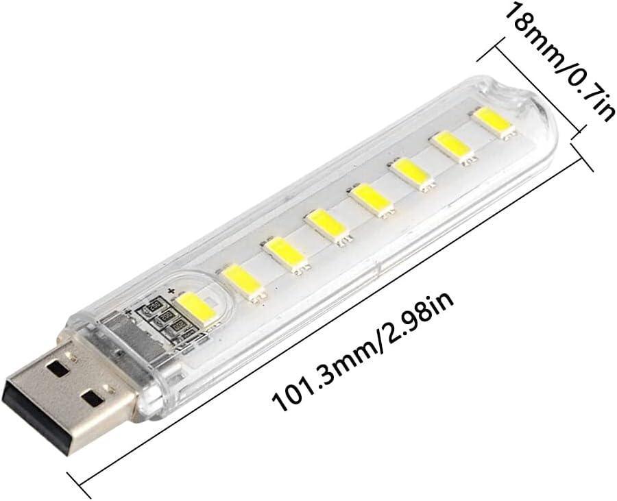 Ліхтарик портативний NE.BULO 020 LED USB з 8 світлодіодами (2058511369) - фото 8