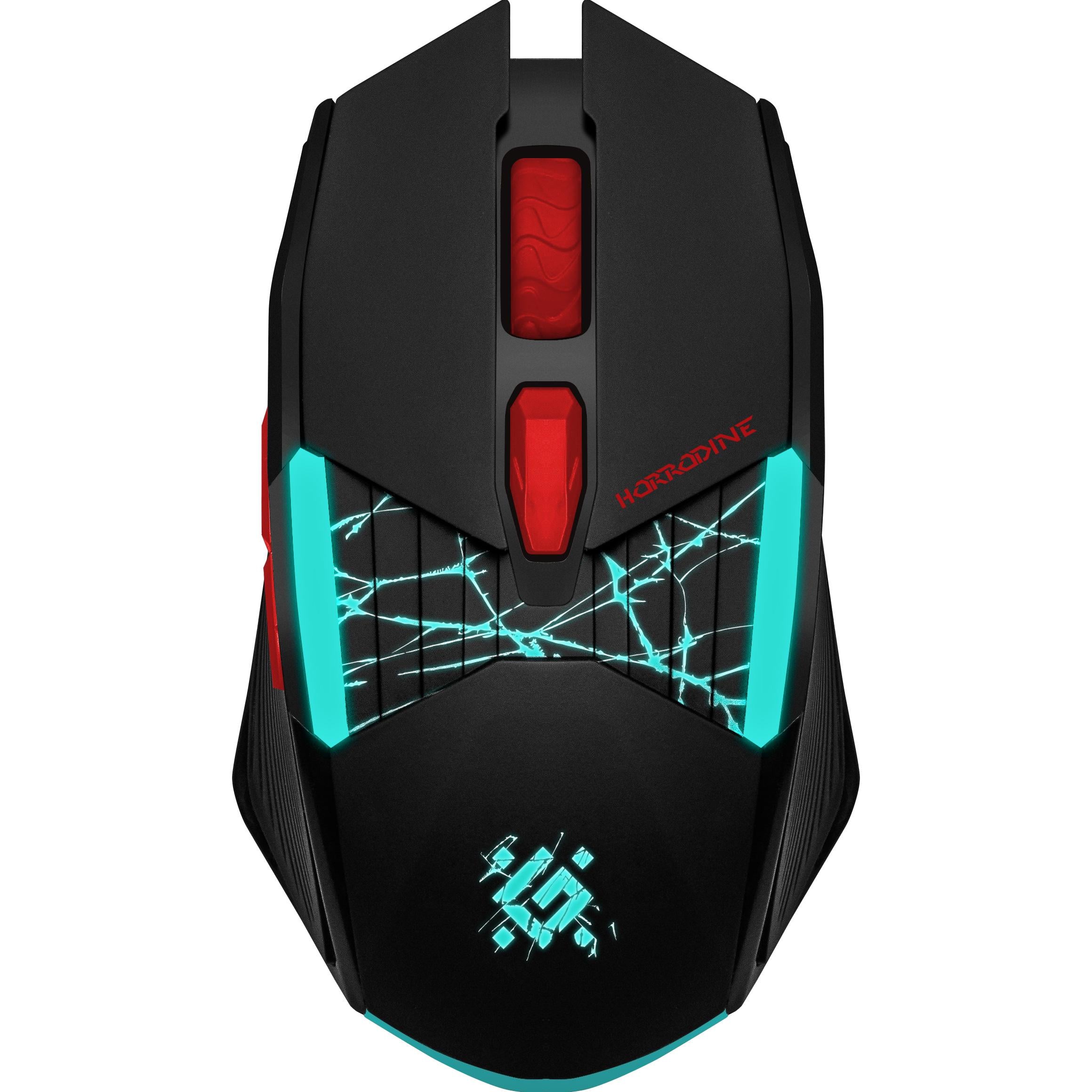 Мышь игровая беспроводная Defender Horrodine GM-237 3200dpi 6 кнопок с RGB-подсветкой и аккумулятором 320 мАч (52237)