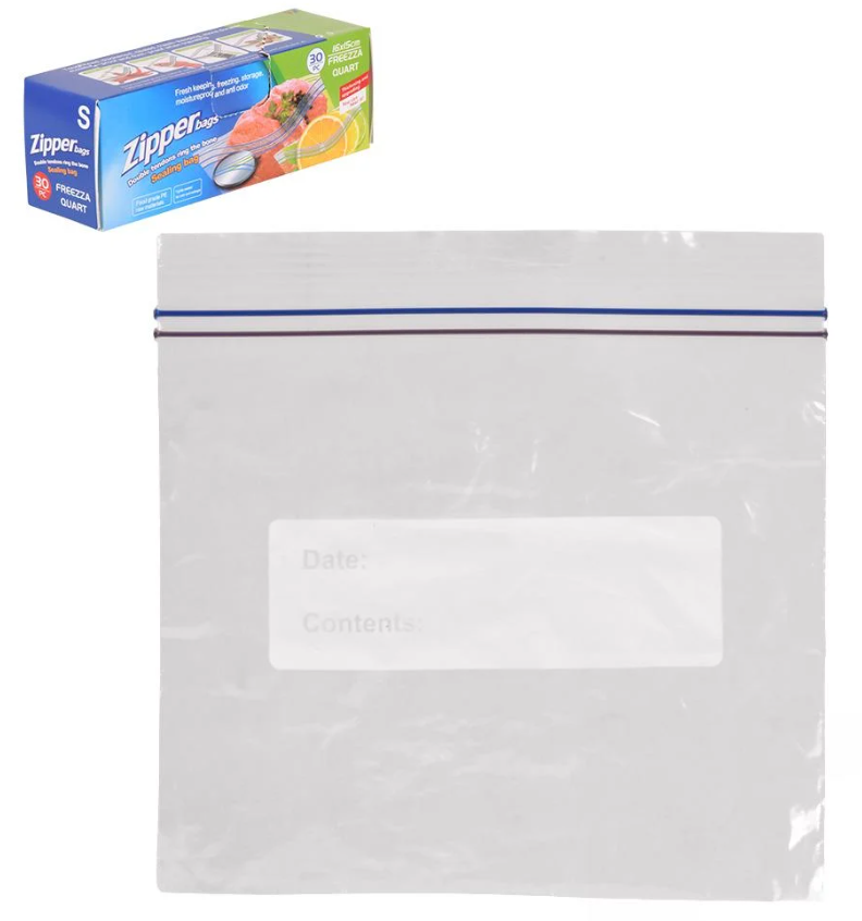 Пакет для хранения продуктов Zip Lock 30 шт. 16х15 см (R98225-S)