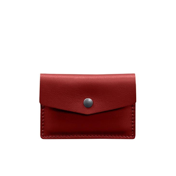 Кард-кейс кожаный 9.0 краст Красный (A-028150)