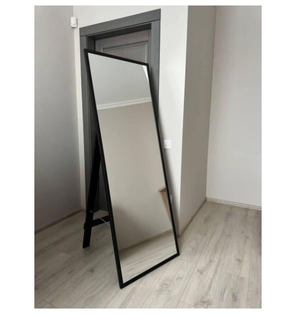 Напольное зеркало 2290 в полный рост на подставке 1800х700 мм Черный (29365829)