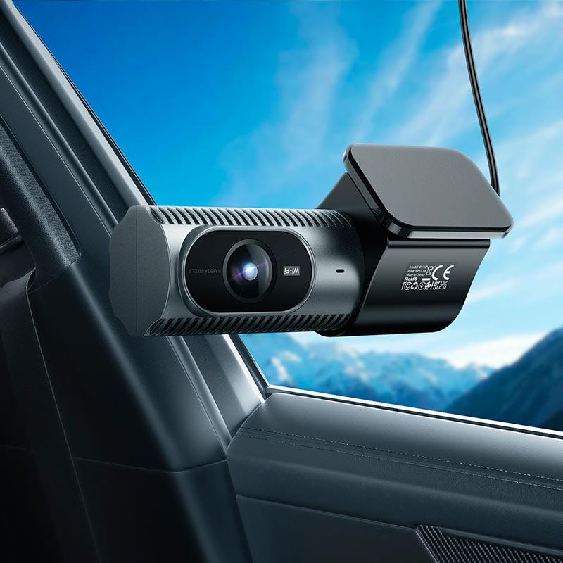 Видеорегистратор Hoco DV13 для авто Wi-Fi HD 720p 25 кадров/с угол 88° Серый (635263) - фото 7