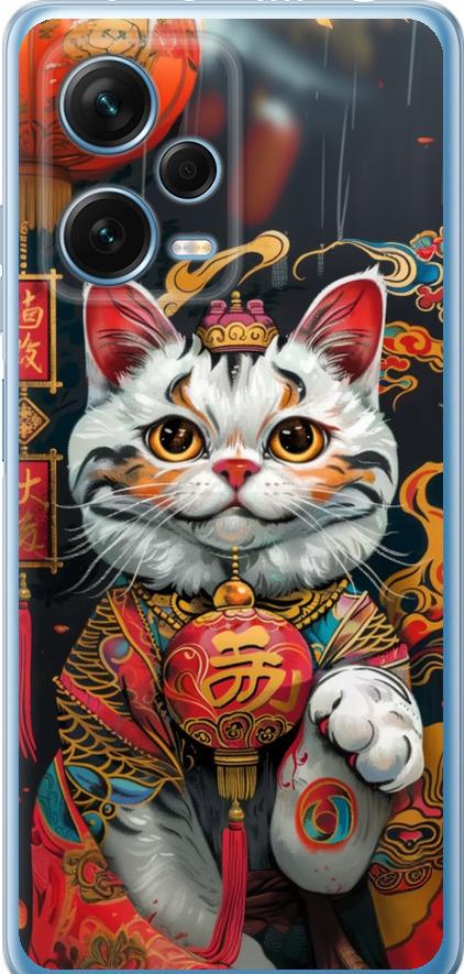 Чехол на Xiaomi Redmi Note 12 Pro+ 5G China Cat v2 (6135u-3612-42517)