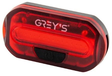 Фонарик на велосипед задний Grey's 15хLEDs 2XCR2032 2 режима (GR11170)