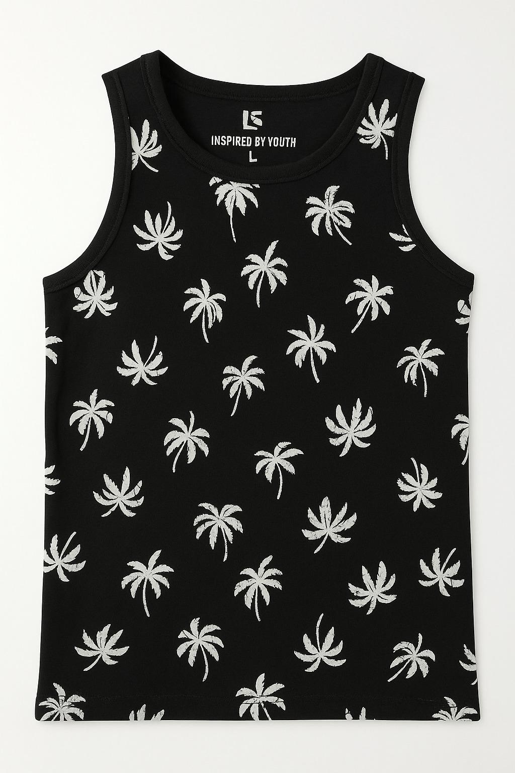 Майка 5.10.15 Kids 2.4244 Цветы 140 см Черный Майка 5.10.15 Kids 2.4244 Цветы 140 см Черный