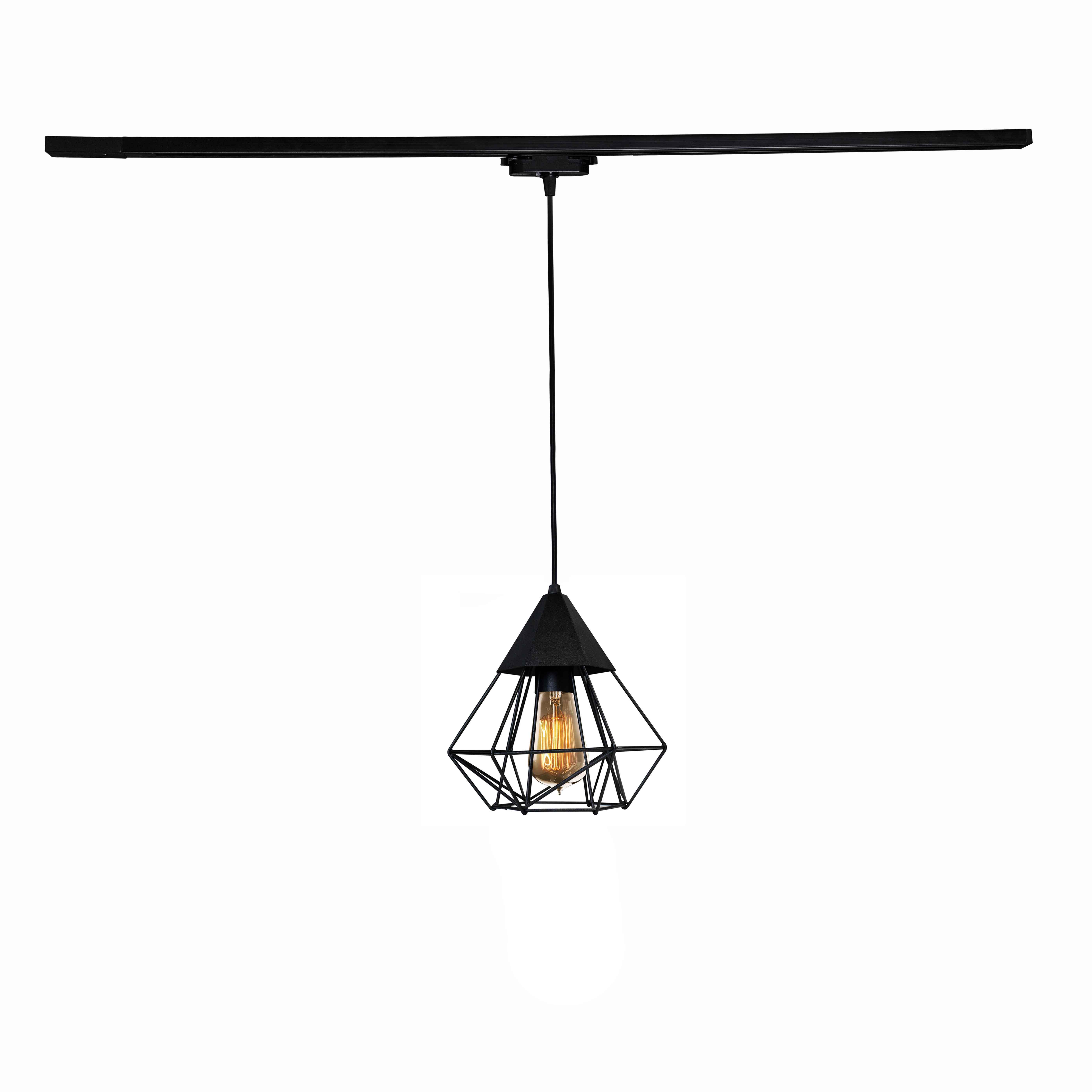 Светильник MSK Electric Crystal в стиле лофт с креплением на шинопровод NT 0535