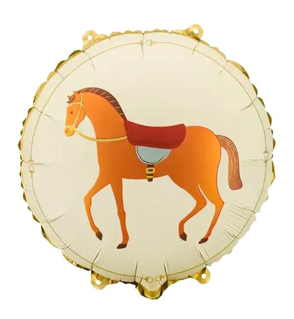 Воздушный шар PartyDeco Лошадь 45 см Коричневый (10597) Воздушный шар PartyDeco Лошадь 45 см Коричневый (10597)