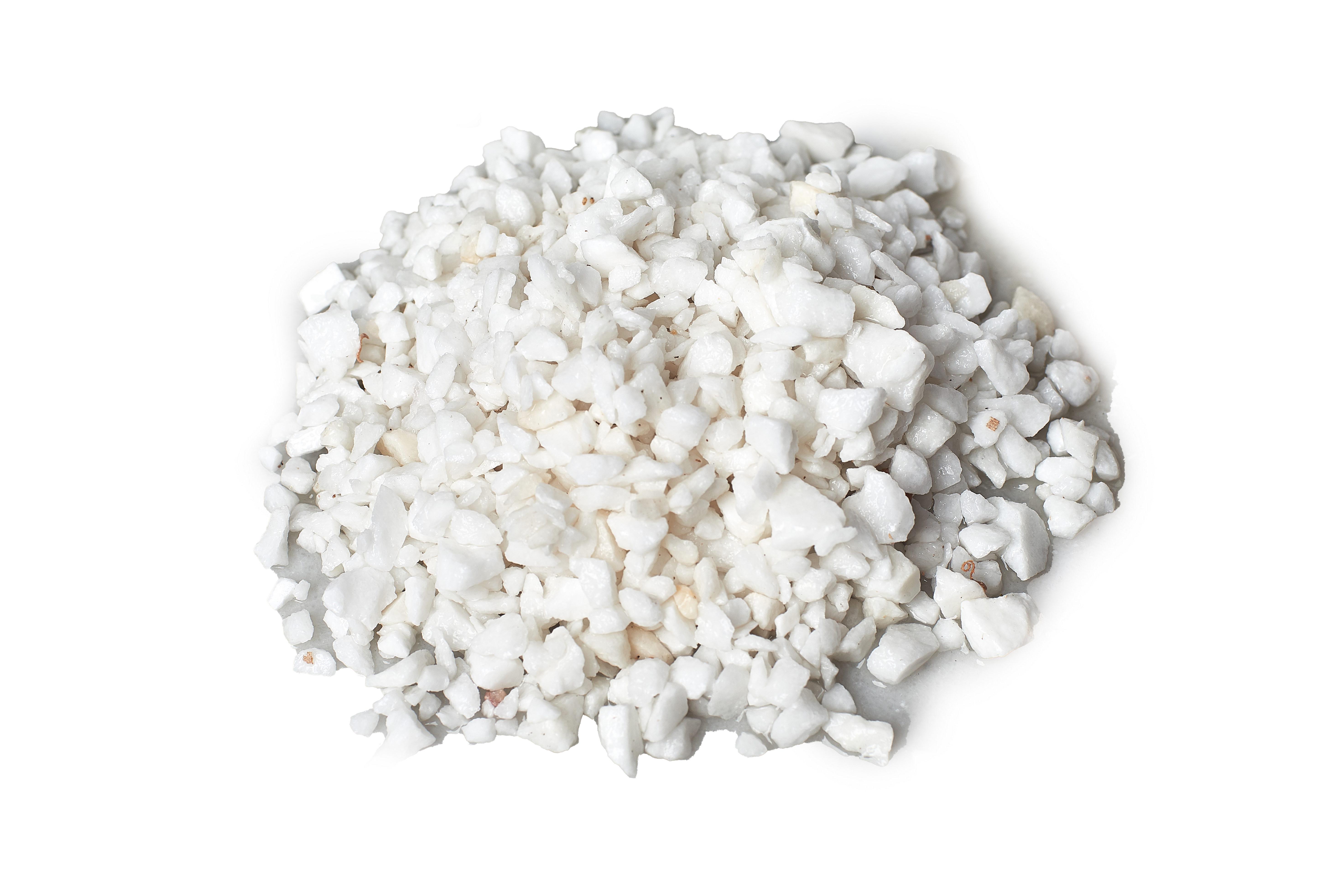 Крошка мраморная STONELAK MARMAROS белоснежная для паметников и ландшафта 8-16 см 0.5 т. White