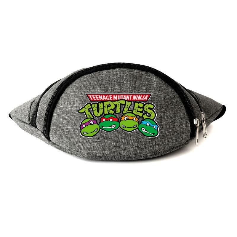 Поясная сумка-бананка Cappuchino toys Черепашки Ниндзя Turtle-0010 Серый (1383869009)