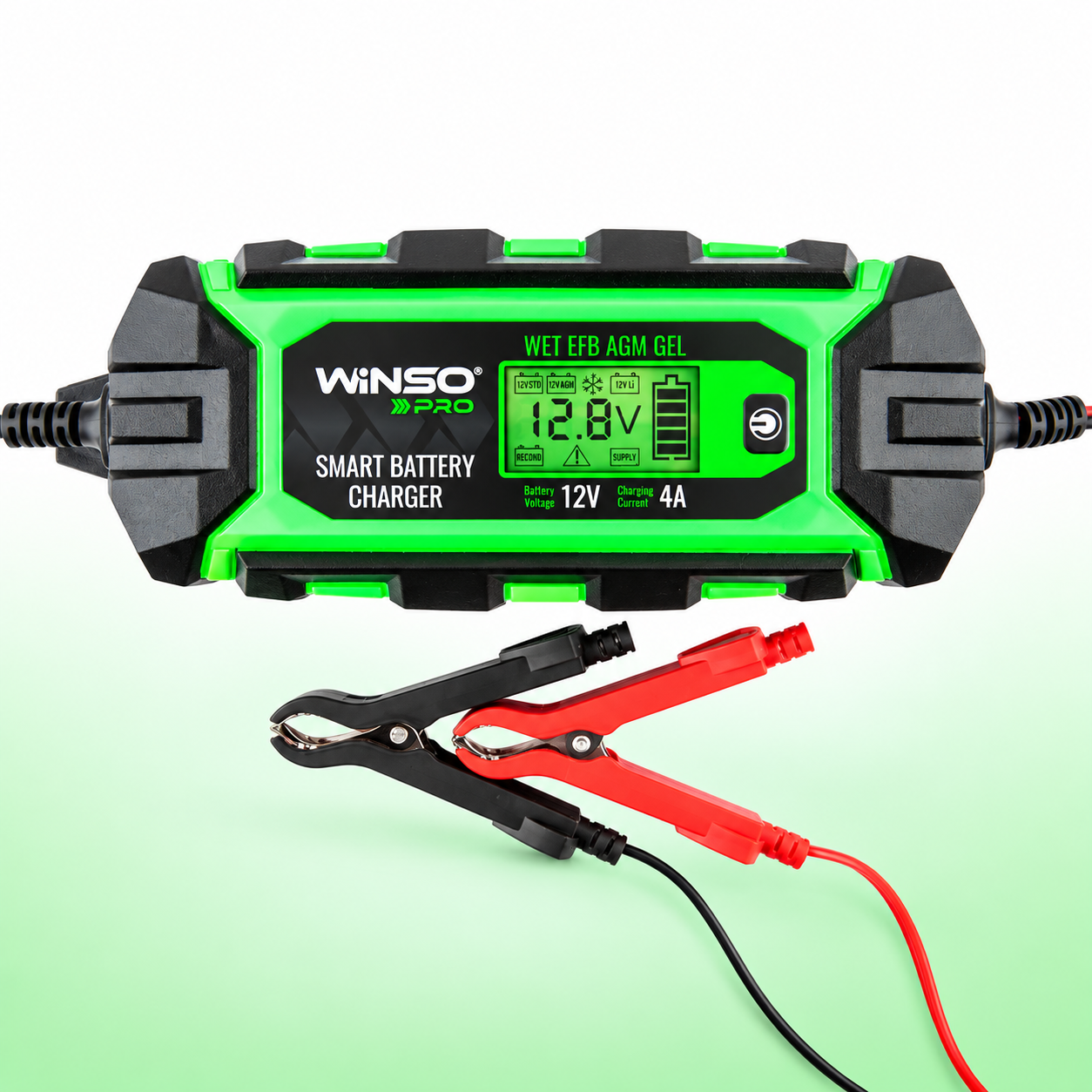 Зарядное устройство для АКБ Winso PRO 70 Вт 12 В 4 А LCD