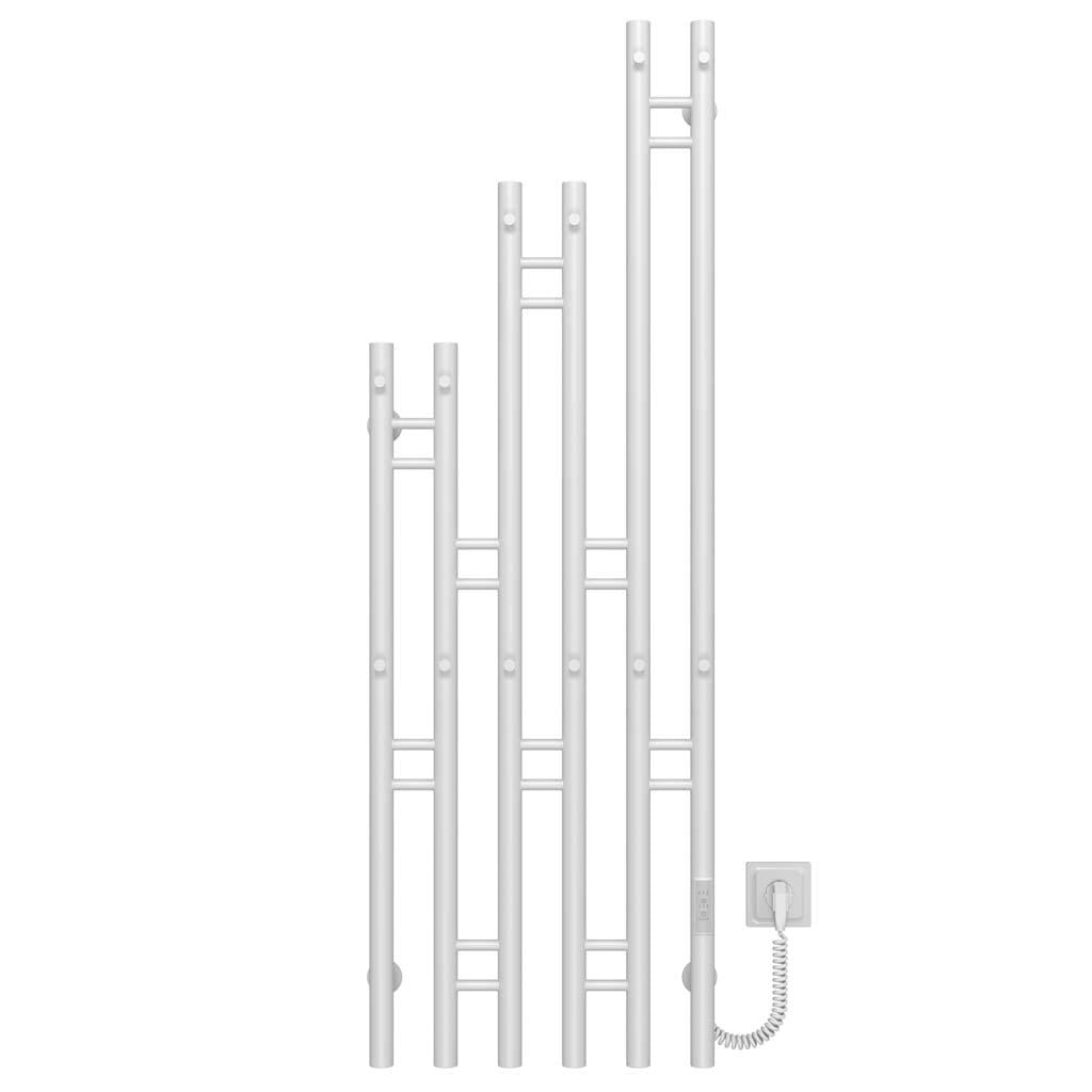 Полотенцесушитель электрический Deffi Adele П6 WD03 правое подключение нержавеющая сталь 400х1300 мм Белый (A.AD.130.40.6.EW1.R)