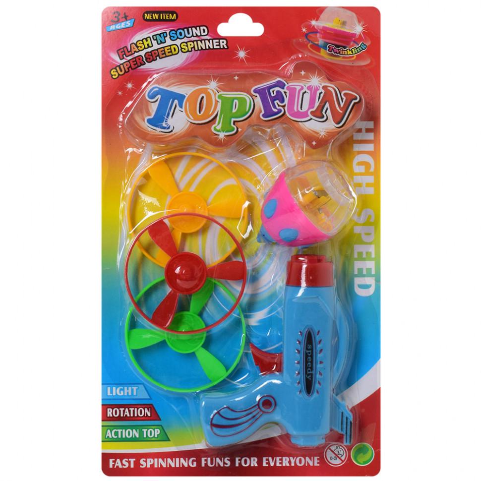 Пістолет запускалка Metr+ 380-1 з дзигою Синій (RLT19578s23797) Пістолет запускалка Metr+ 380-1 з дзигою Синій (RLT19578s23797)