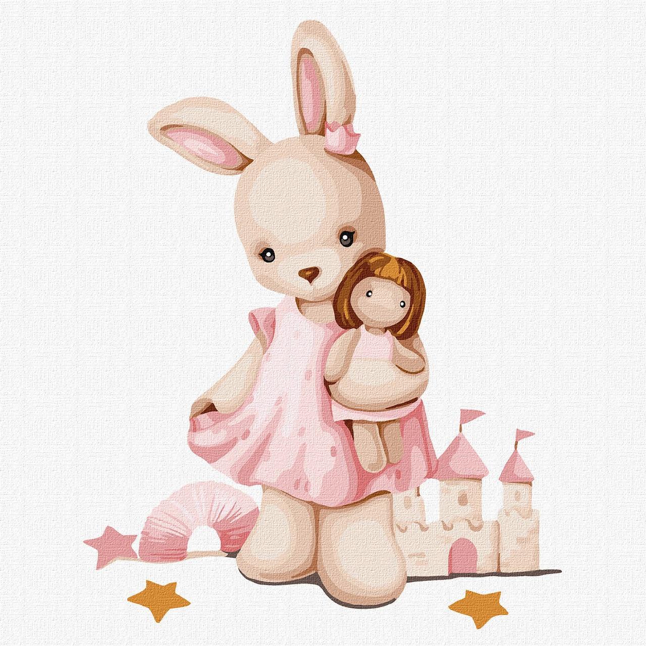 Набор для росписи по номерам 7+ Волшебная принцесса 30х30 см (KHO2408)