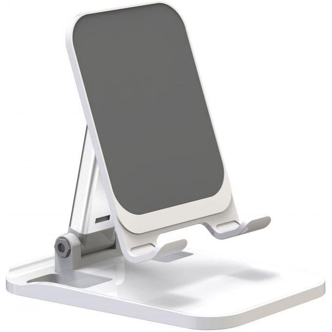 Подставка для смартфонов настольная XO C67 металлическая 4,7-6,7" Белый (6281440)