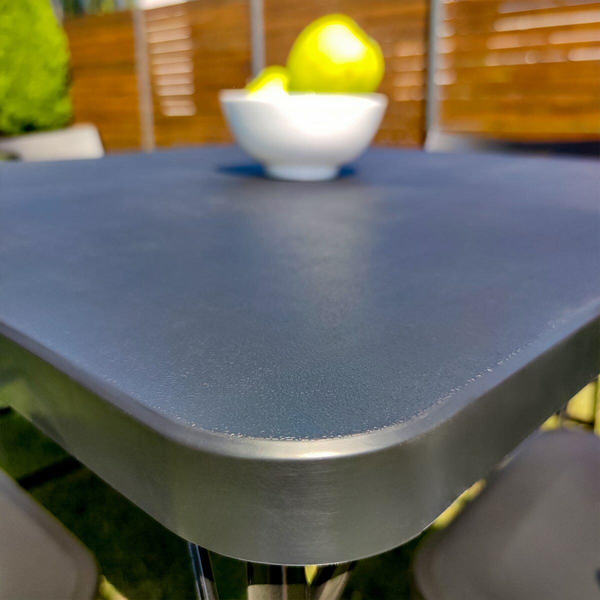 Стіл і 4 стільця складані Чорний (SW-00001541) - фото 3