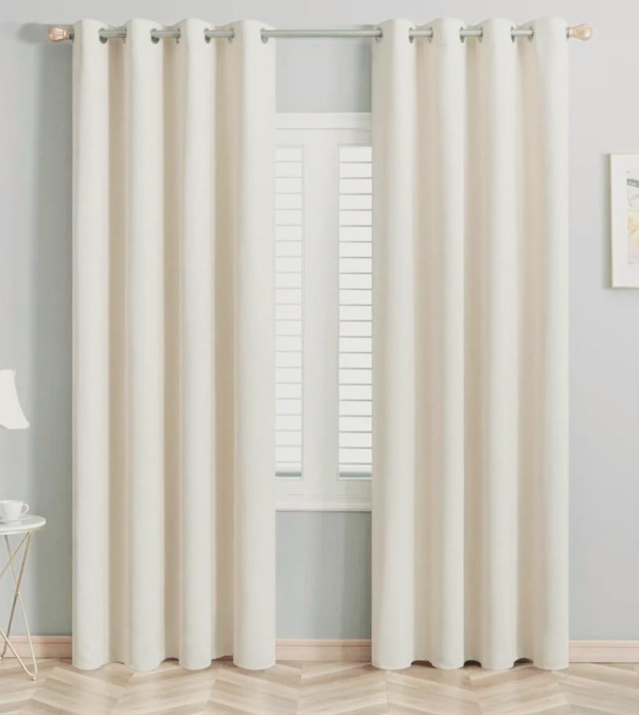 Штора-блекаут на люверсах 150х210 см Білий (29954768)