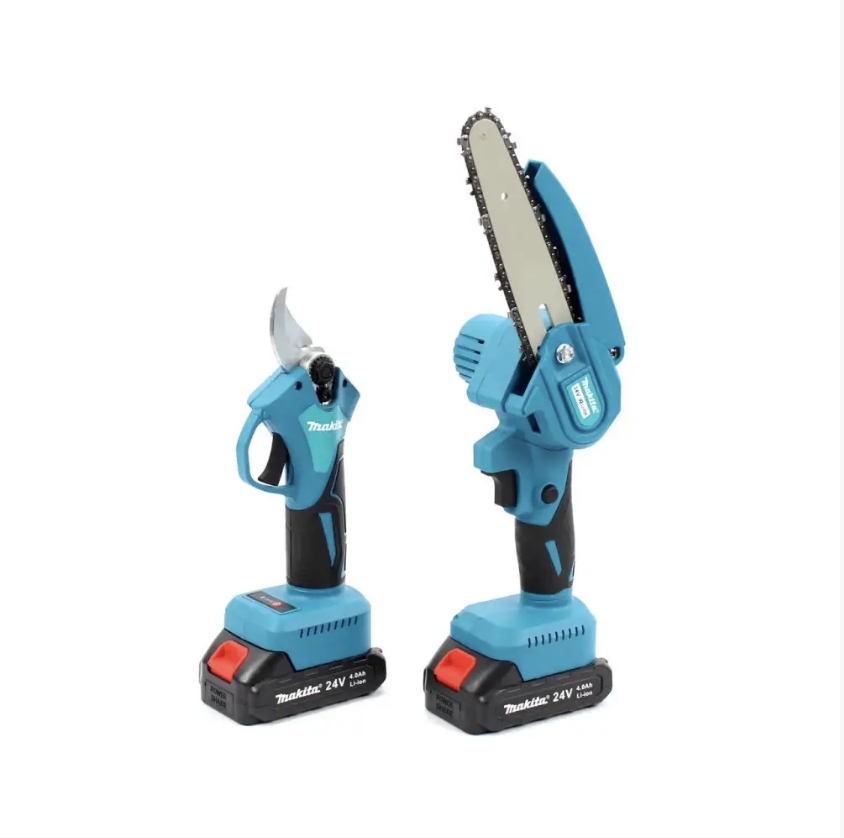 Набор инструментов 24V 3в1 секатор DUP365/пила DUC155Z/стержневой телескоп (Mash3v1) - фото 4 Набор инструментов 24V 3в1 секатор DUP365/пила DUC155Z/стержневой телескоп (Mash3v1) - фото 4